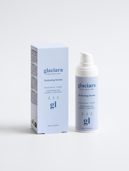 Glaciara Hydrating Serum — dual hyaluronic acid and cloudberry face serum
