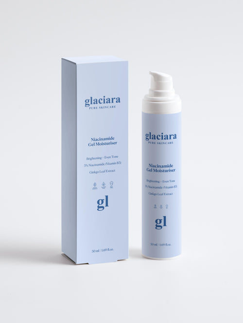 Glaciara Niacinamide Gel Moisturiser — lightweight pore-refining gel with niacinamide